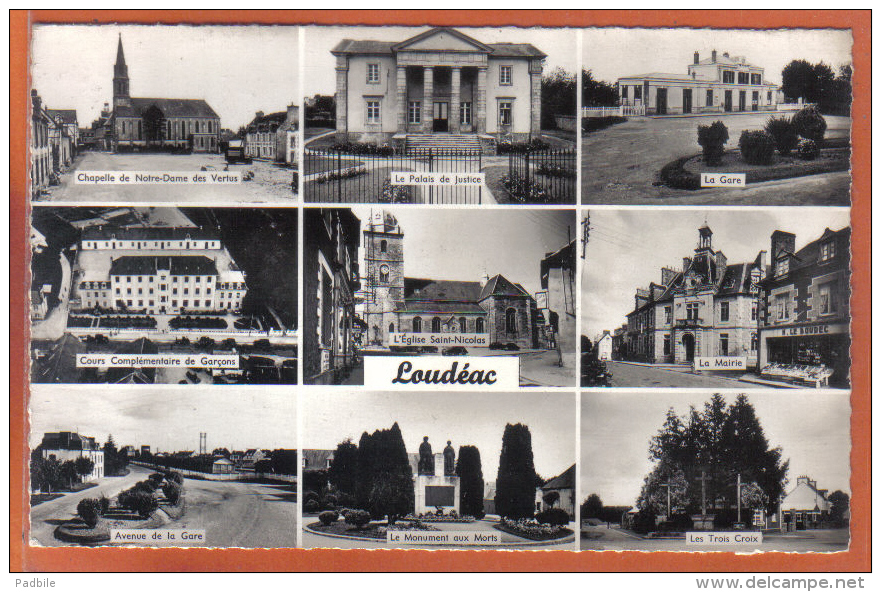 Carte Postale 22. Loudéac   Trés Beau Plan - Loudéac