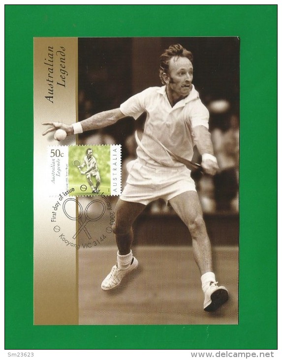 Australien 2003  Mi.Nr. 2203 I , Rod Lever - Australian Legends - Maximum Card - First Day 24 January 2003 - Maximum Cards