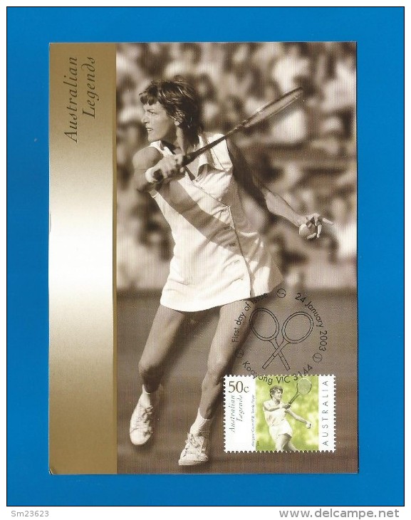 Australien 2003  Mi.Nr. 2201 I , Margaret Court - Australian Legends - Maximum Card - First Day 24 January 2003 - Maximum Cards