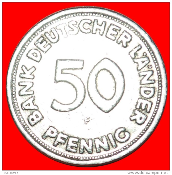 § OAK: GERMANY &#9733; 50 PFENNIG 1949F! LOW START&#9733; NO RESERVE! - 50 Pfennig