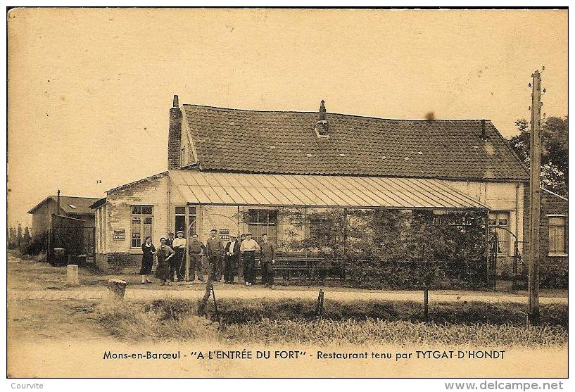 Mons En Baroeul - "A L´entrée Du Fort" Restaurant Tenu Par TYTGAT D´HONDT - Animée - Autres & Non Classés