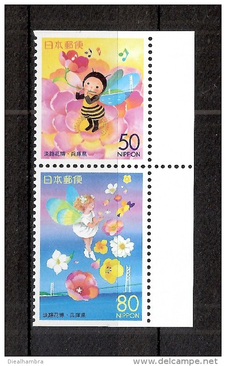 JAPAN NIPPON JAPON JAPAN FLORA 2000, HYOGO 2000 / MNH / 2886 D - 2887 D - Neufs