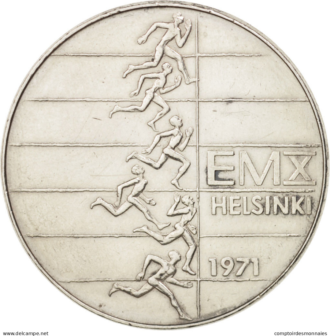 Monnaie, Finlande, 10 Markkaa, 1971, TTB, Argent, KM:52 - Finlande