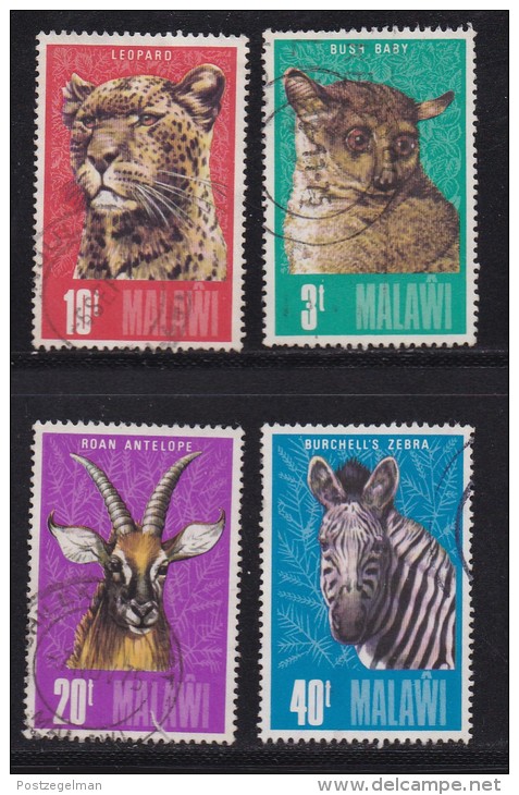 MALAWI, 1975, Used Stamp(s), Wild Animals  , 250-253, #4672 - Malawi (1964-...)