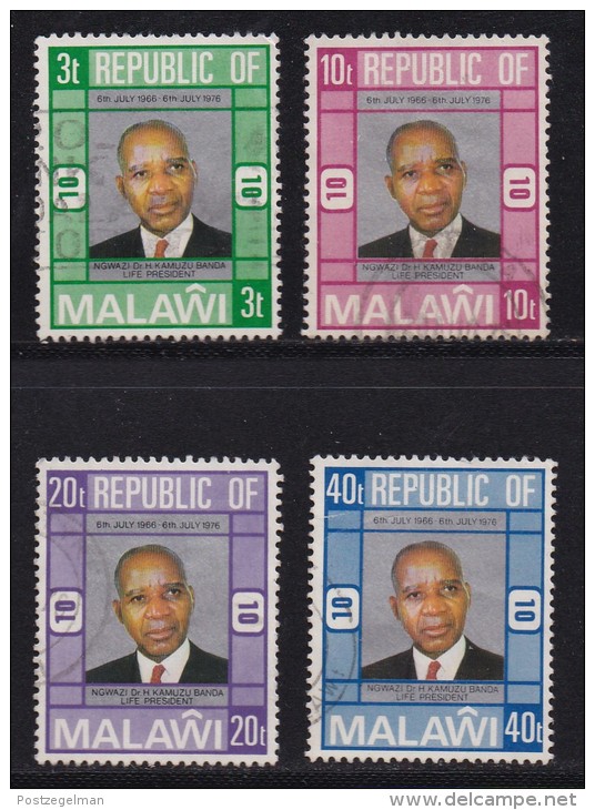 MALAWI, 1976, Used Stamp(s), President Banda  , 263-266, #4673 - Malawi (1964-...)