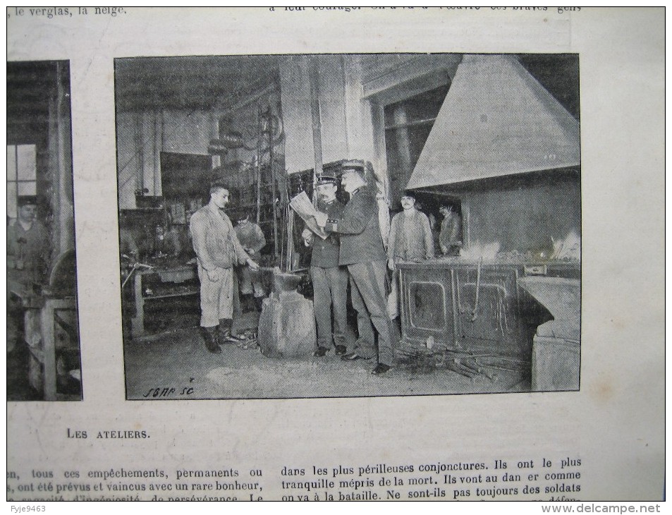 (1900) Les POMPIERS De PARIS Et Le FOURGON ÉLECTRIQUE Réalisé Dans Leurs Ateliers - Unclassified