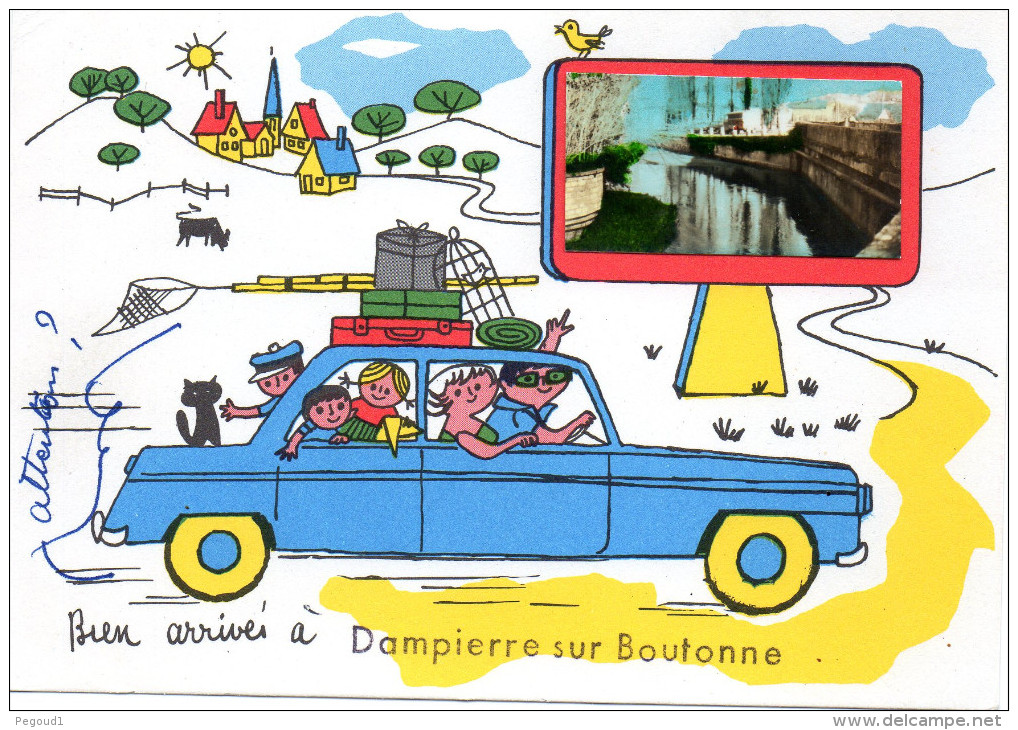DAMPIERRE-SUR-BOUTONNE  (Ch-Mar)  DESSIN  Achat Immédiat - Dampierre-sur-Boutonne