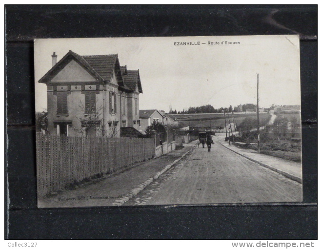 F01 - 95 - Ezanville - Route D'Ecouen - 1919 - Ezanville