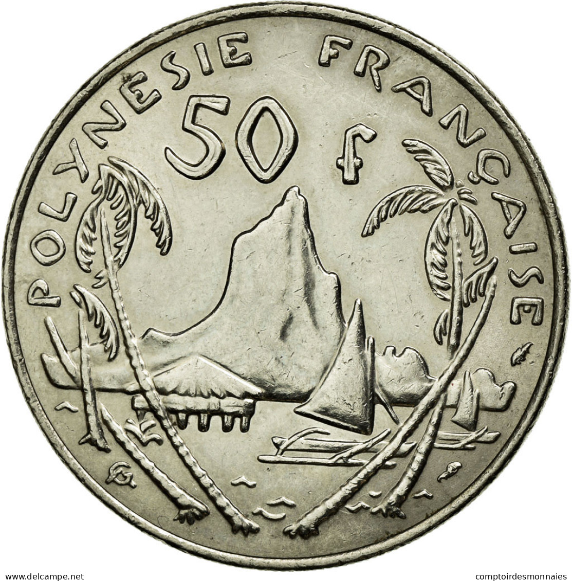 Monnaie, French Polynesia, 50 Francs, 1975, Paris, SUP, Nickel, KM:13 - Polynésie Française