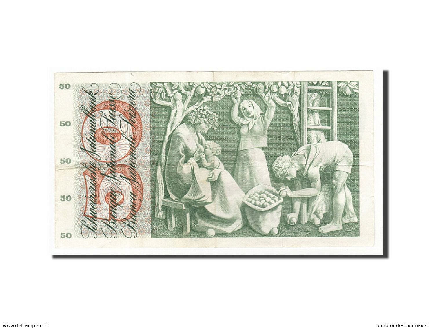 Billet, Suisse, 50 Franken, 1954-1961, 1963-03-28, KM:48c, TTB - Schweiz