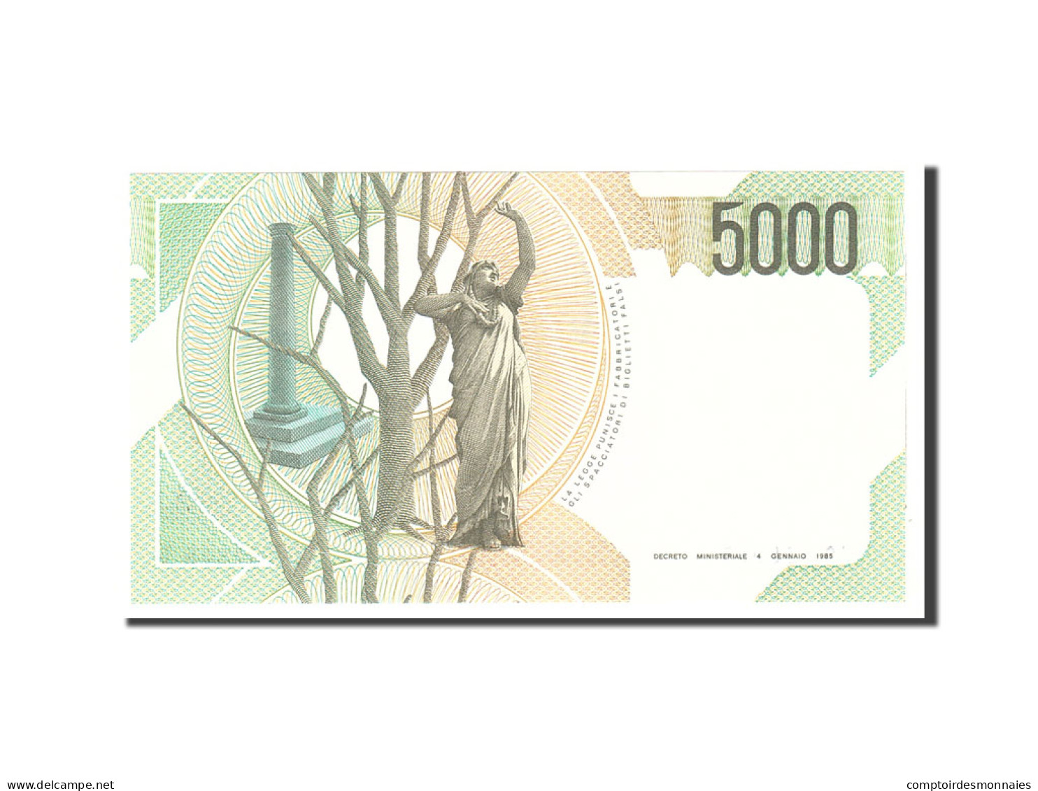 Billet, Italie, 5000 Lire, 1985, 1985-01-04, KM:111c, NEUF - 5000 Lire