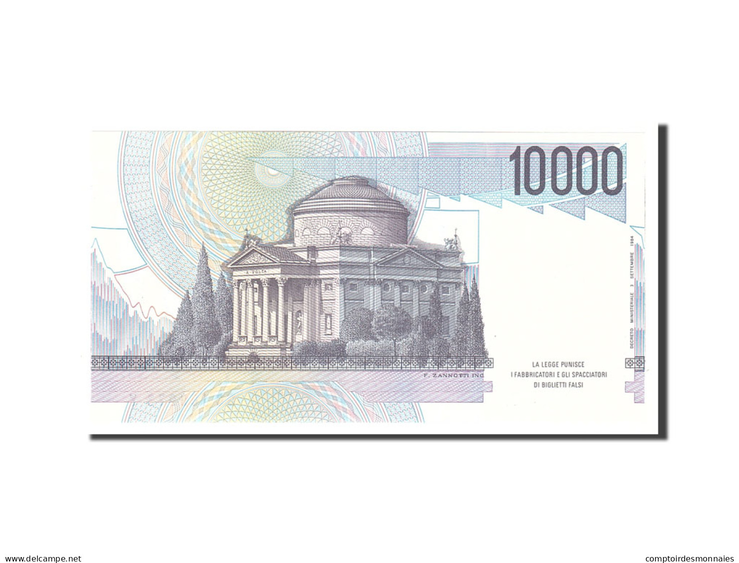 Billet, Italie, 10,000 Lire, 1984, 1984-09-03, KM:112b, NEUF - 10000 Lire