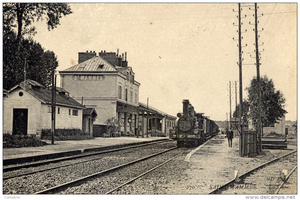 77 - SAINT-MAMMÈS - La Gare - (train) - ND Phot. N° 270 - Saint Mammes