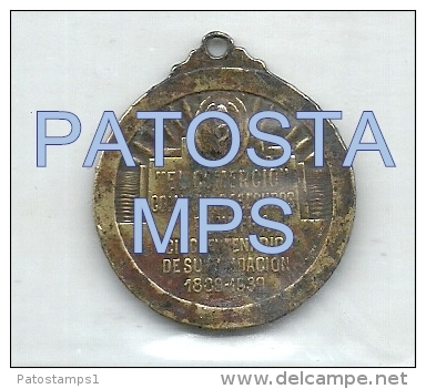 32735 ARGENTINA MEDALLA MEDAL EL COMERCIO COMPAÑIA DE SEGUROS CINCUENTEARIO 1889 -1939 NO POSTAL POSTCARD - Otros – América