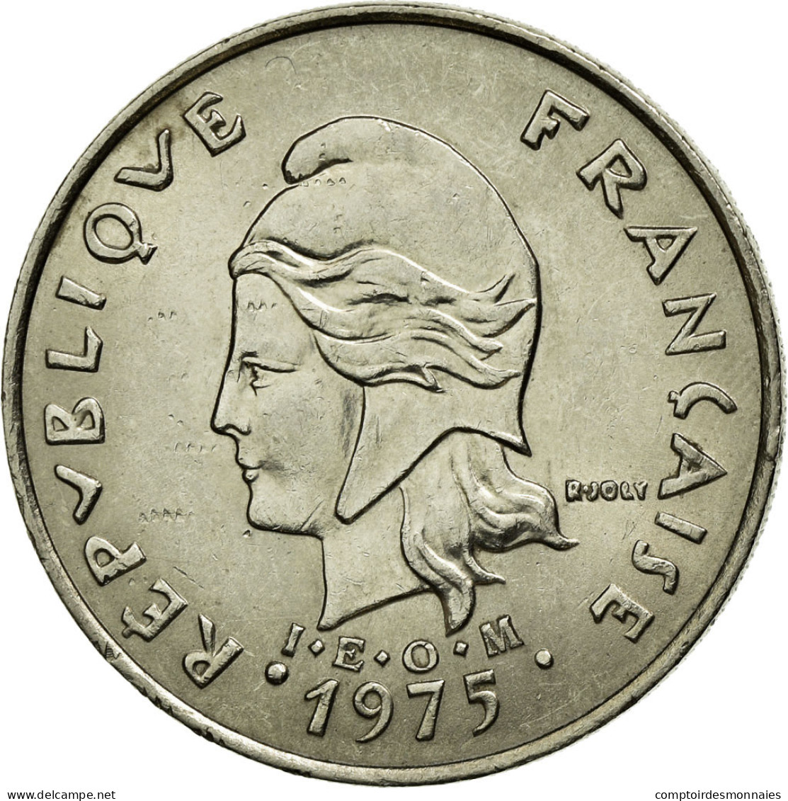 Monnaie, French Polynesia, 20 Francs, 1975, Paris, TTB+, Nickel, KM:9 - French Polynesia