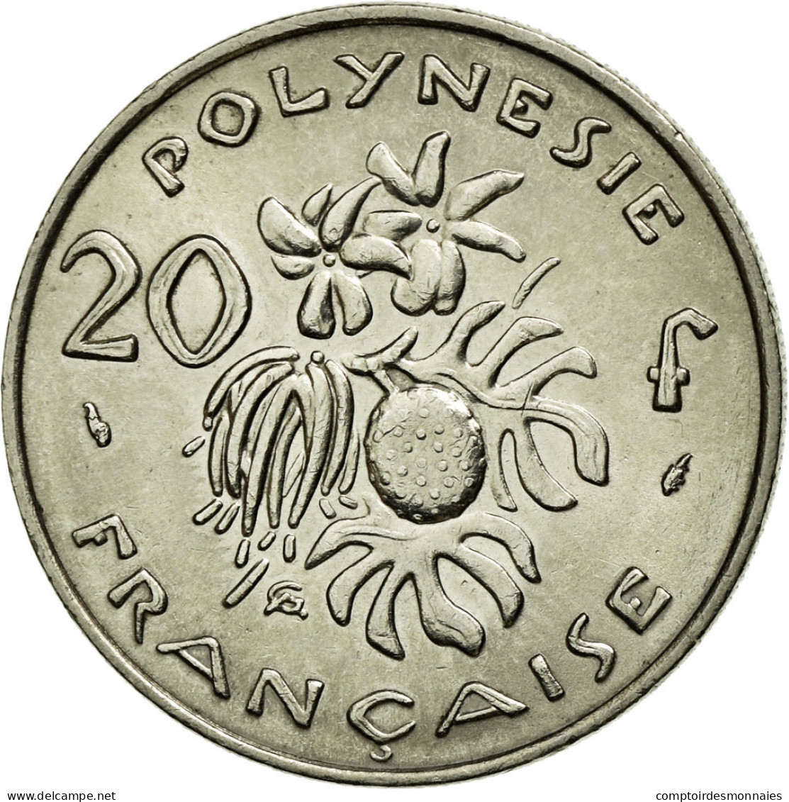 Monnaie, French Polynesia, 20 Francs, 1975, Paris, TTB+, Nickel, KM:9 - Polynésie Française