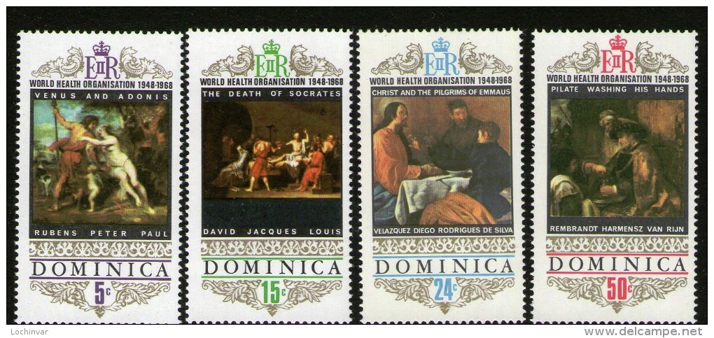 DOMINICA, 1968 WHO 4 MNH - Dominique (...-1978)