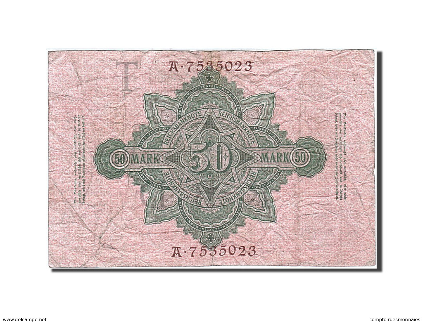 Billet, Allemagne, 50 Mark, 1910, 1910-04-21, KM:41, TTB - 50 Mark