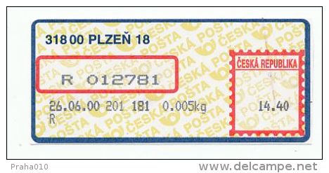 Czech Rep. / APOST (2000) 318 00 PLZEN 18 (A03344) - Other & Unclassified