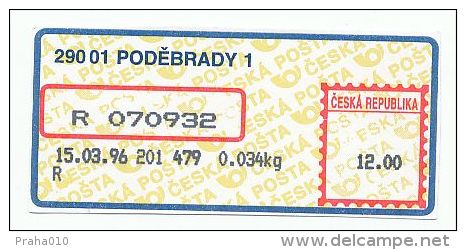 Czech Rep. / APOST (1996) 290 01 PODEBRADY 1 (A03357) - Other & Unclassified