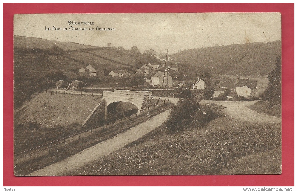 Silenrieux - Le Pont Et Quartier De Beaupont - 1927 ( Voir Verso ) - Cerfontaine