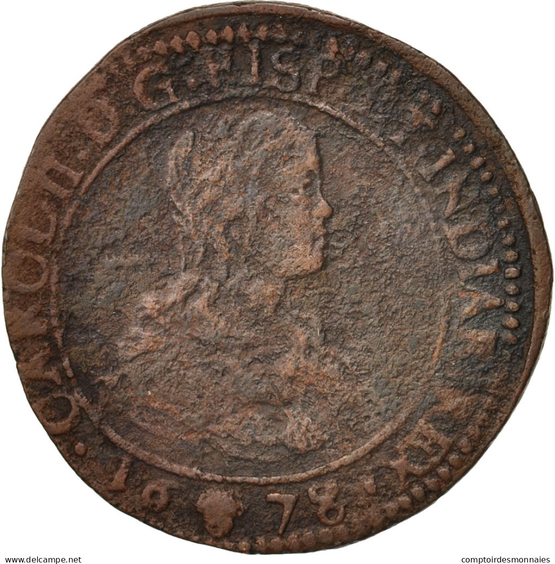 Pays-Bas, Jeton, Spanish Netherlands, Charles II, Bruxelles, Bureau Des - Altri & Non Classificati