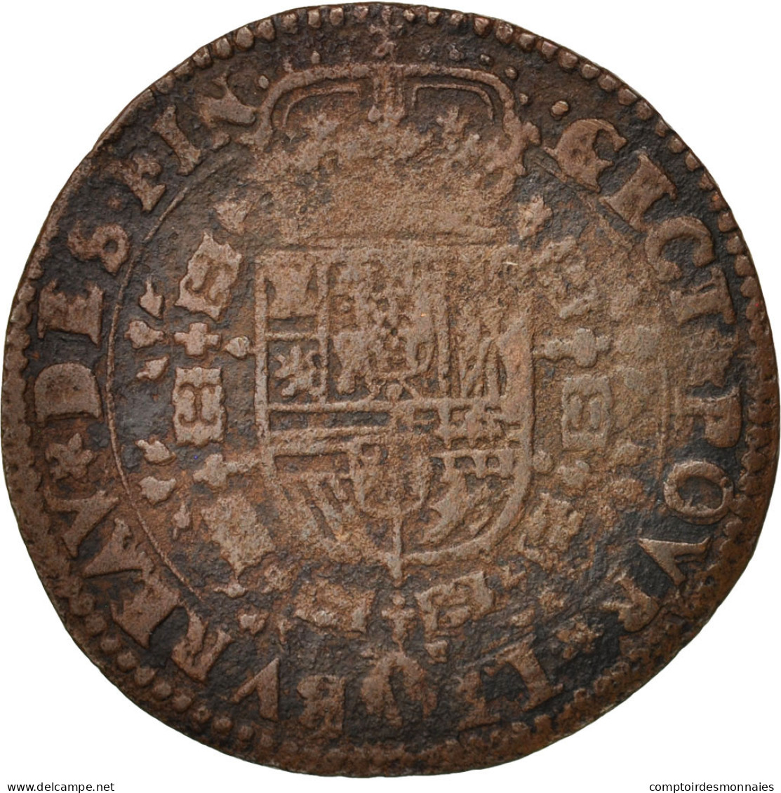 Pays-Bas, Jeton, Spanish Netherlands, Charles II, Bruxelles, Bureau Des - Sonstige & Ohne Zuordnung