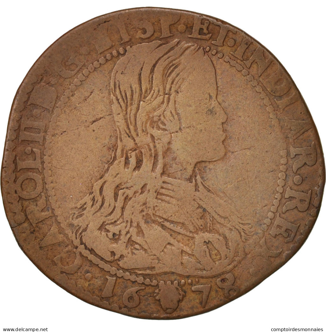 Pays-Bas, Jeton, Spanish Netherlands, Charles II, Bruxelles, Bureau Des - Sonstige & Ohne Zuordnung