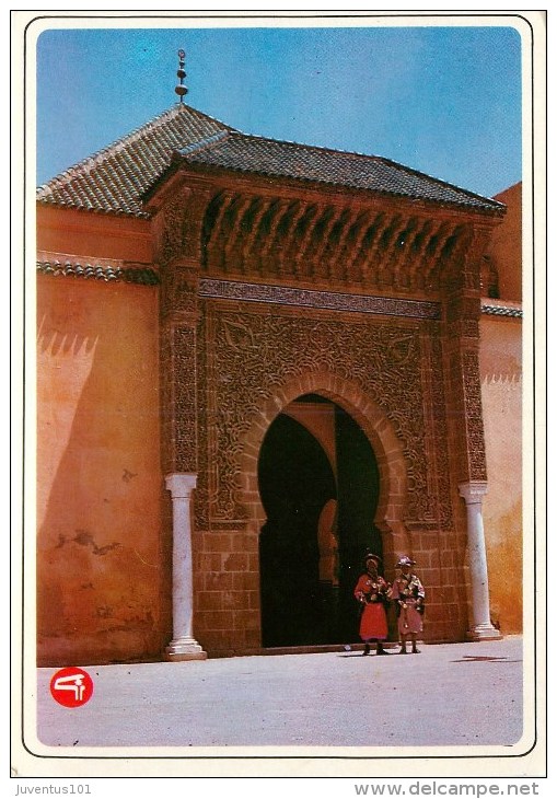 CPSM Maroc-Meknès-Porte Du Mausolée Moulay Ismaël    L2041 - Meknès