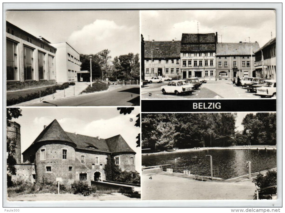 Bad Belzig - Gaststätte Frühlingsgarten, Markt, Burg Eisenhardt, Schwimmbad - Belzig