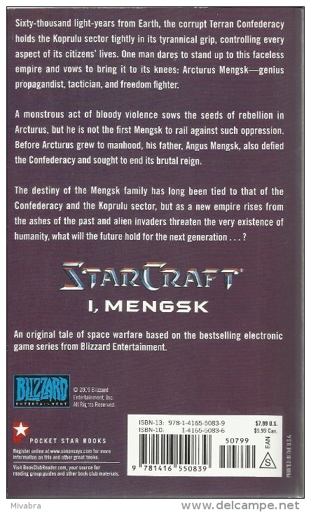 STARCRAFT I , MENGSK - GRAHAM McNEILL - ISBN 978-1-4165-5083-9 - Sciencefiction