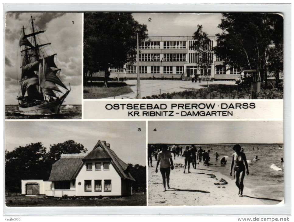 Fischland-Darß-Zingst - Darßer Ort - Prerow - Mehrbildkarte DDR - Seebad Prerow