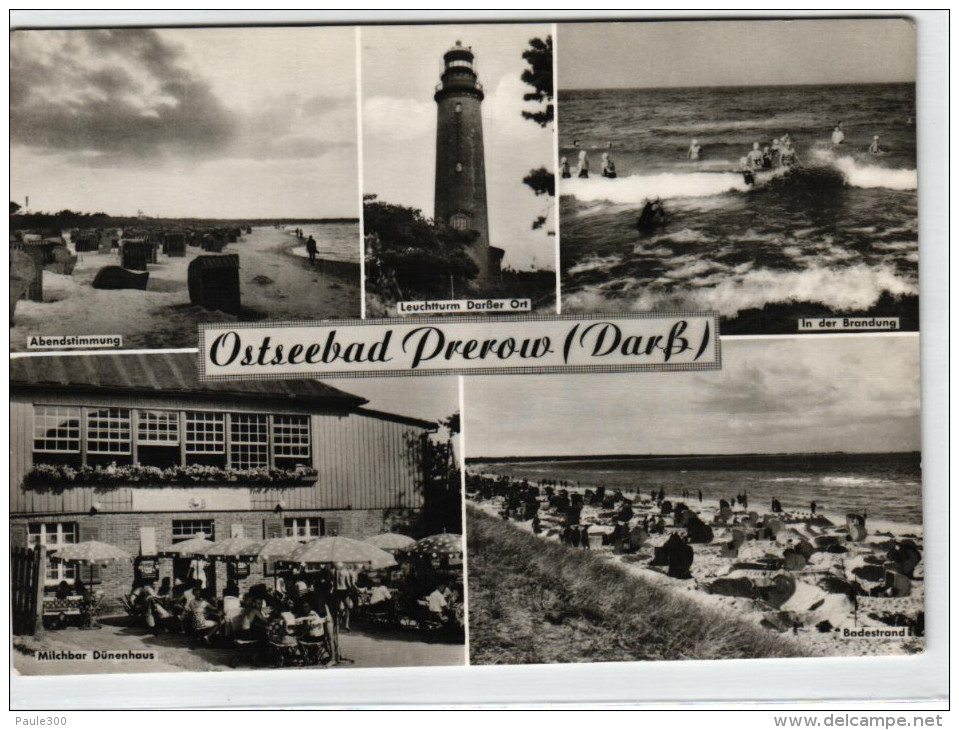 Fischland-Darß-Zingst - Darßer Ort - Prerow - Mehrbildkarte DDR 2 - Seebad Prerow