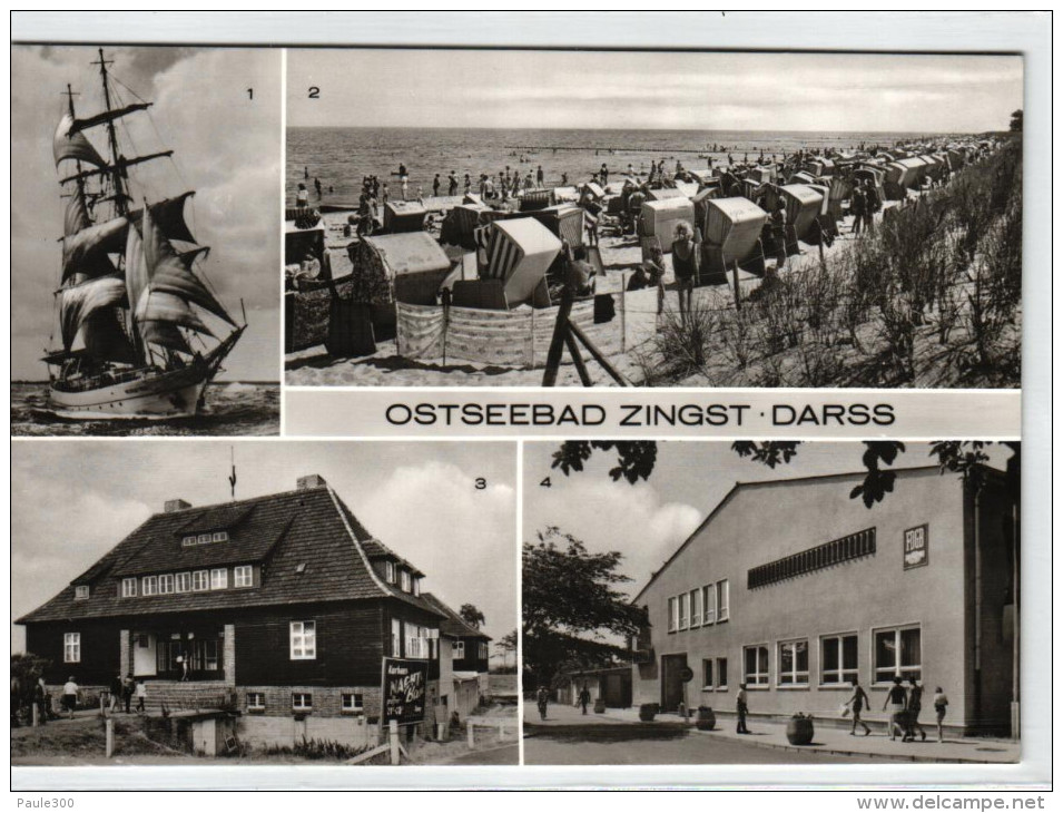 Ostseebad Zingst - Mehrbildkarte DDR - Darß - Zingst