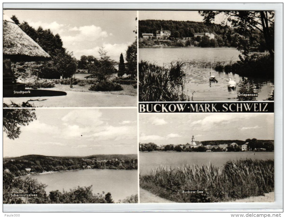 Buckow - Mehrbildkarte - Märkische Schweiz - Buckow