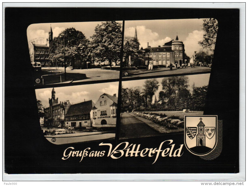 Bitterfeld - Mehrbildkarte DDR - Bitterfeld