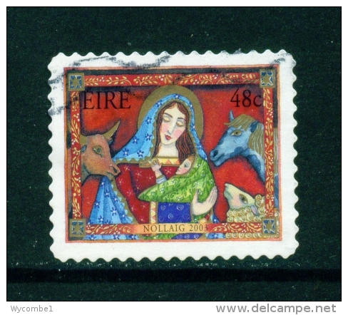 IRELAND  -  2003  Christmas  48c  Used As Scan - Usati