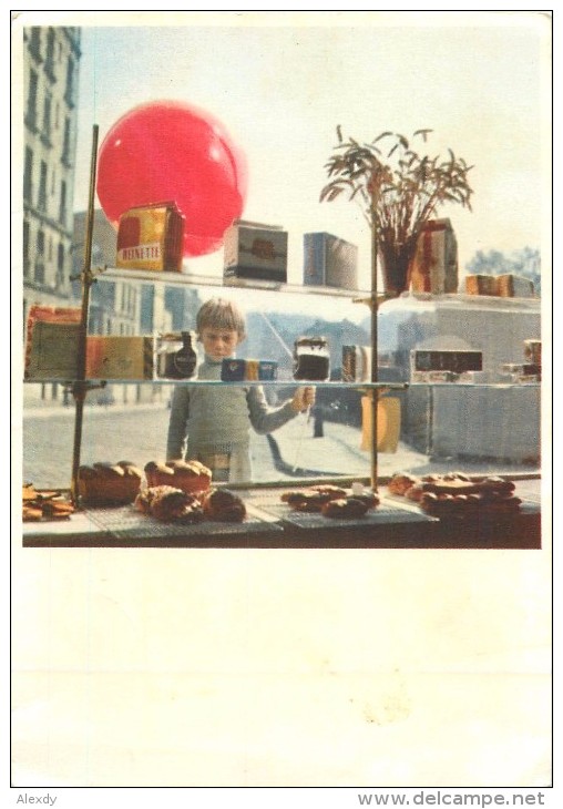 Cpsm Cpm CINEMA. Le Ballon Rouge Et La Pâtisserie. Lamorisse 1958 - Autres & Non Classés