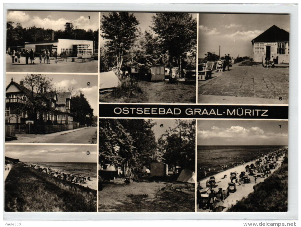 Ostseebad Graal Müritz - Mehrbildkarte DDR - Graal-Müritz