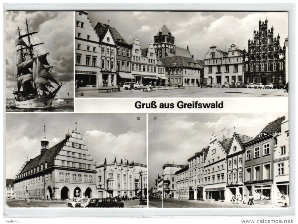 Greifswald - Mehrbildkarte DDR - Greifswald