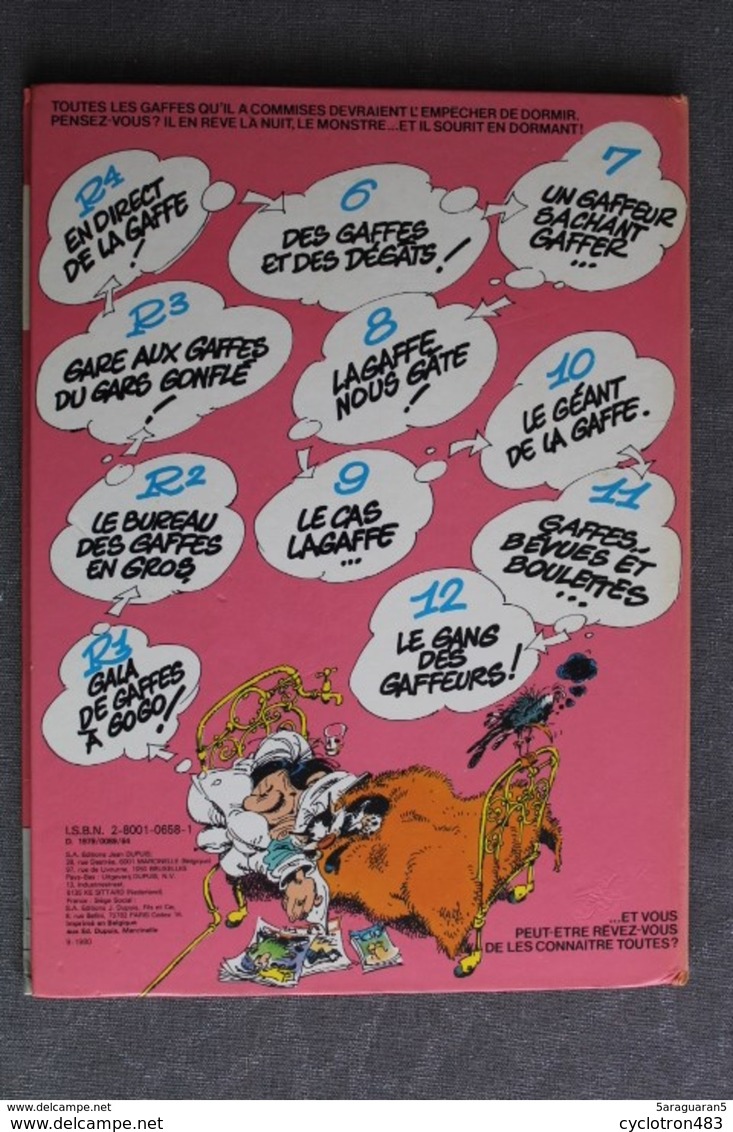 Lagaffe Mérite Des Baffes (Gaston Vol 13) De Franquin - Franquin