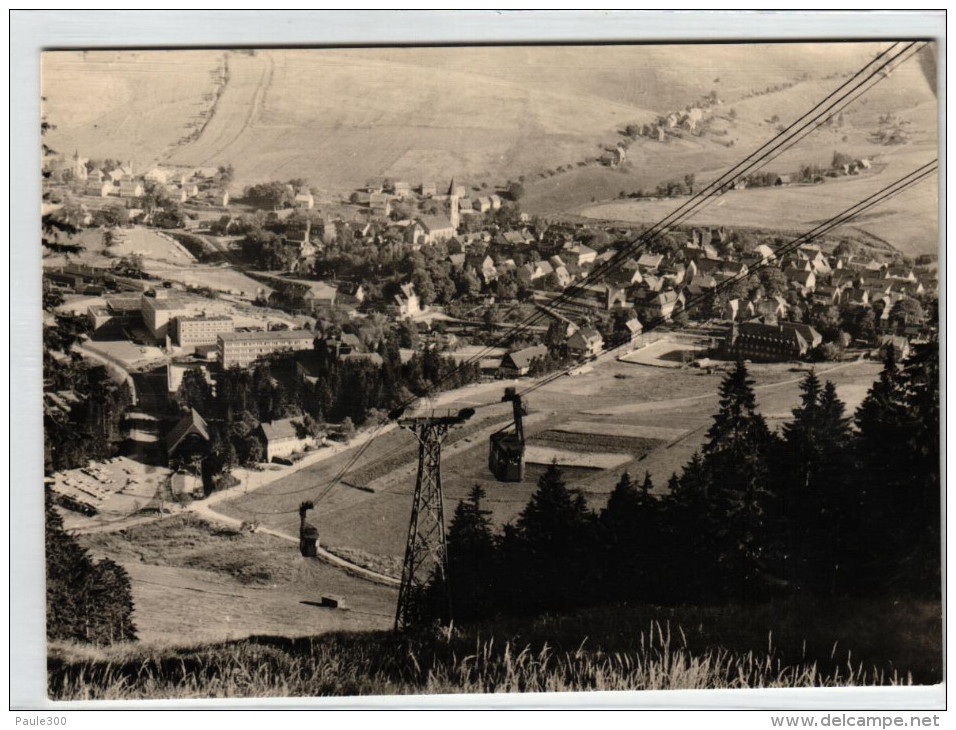 Oberwiesenthal - Blick Vom Fichtelberg - Schwebebahn - Erzgebirge - Oberwiesenthal