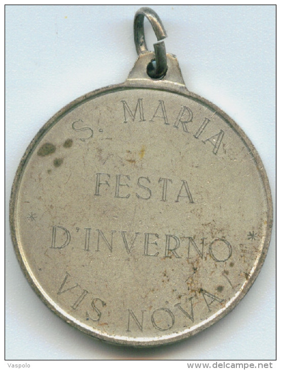 SWIMMING ITALY MEDAL DIAMETER 3 Cm - Natation