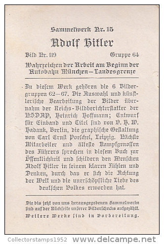 38606- ALBUM NR 15, PICTURE NR 119, GROUP NR 64, ADOLF HITLER - Storia