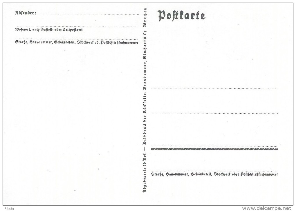 Germany   Der Ewige Jude.    - Reprint Of Poster      # 04950 - Jewish