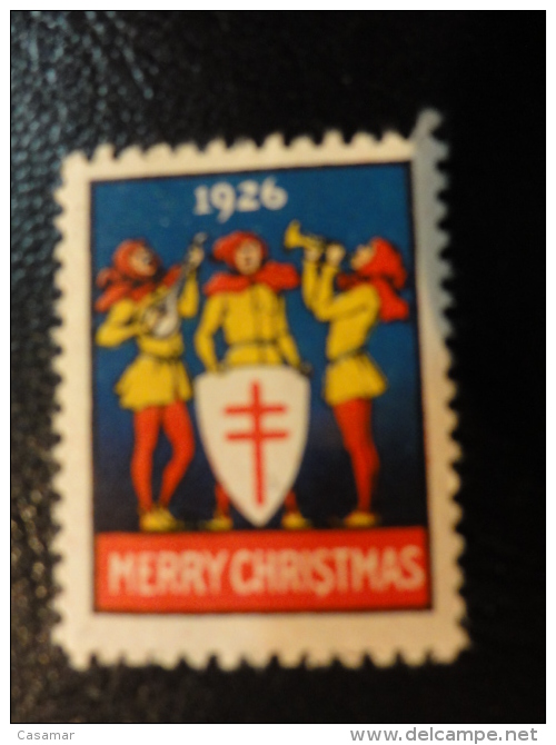 1926 Vignette Christmas Seals Seal Label Poster Stamp USA - Ohne Zuordnung