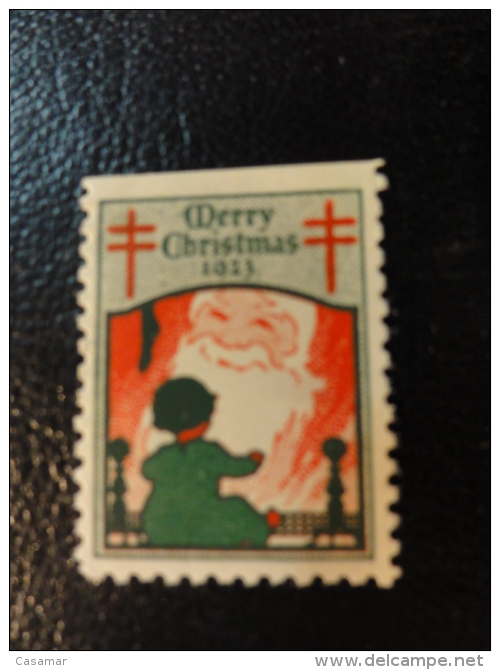 1923 Vignette Christmas Seals Seal Label Poster Stamp USA - Non Classificati