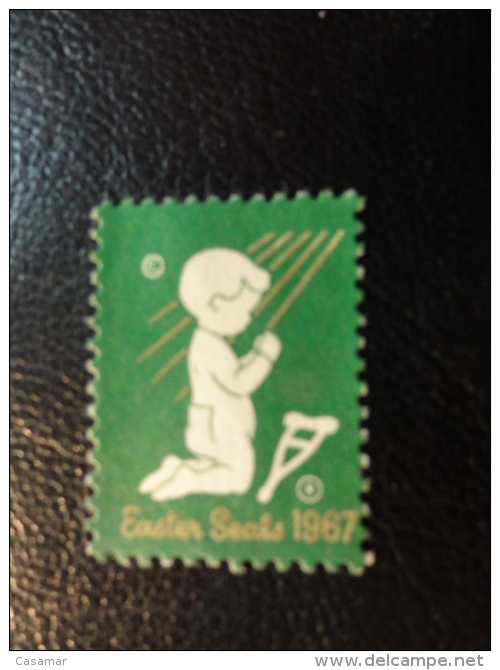 1967 Help Crippled Children Health Vignette Charity Seals Eastern Seals Seal Label Poster Stamp USA - Ohne Zuordnung