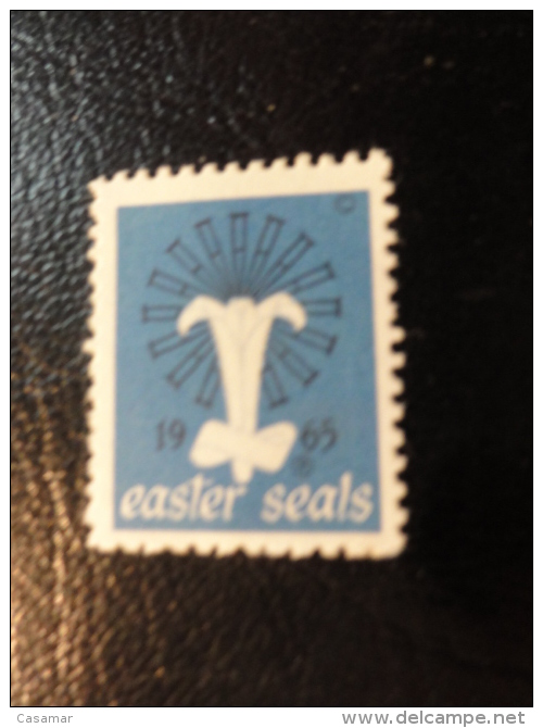 1965  Help Crippled Children Health Vignette Charity Seals Eastern Seals Seal Label Poster Stamp USA - Ohne Zuordnung