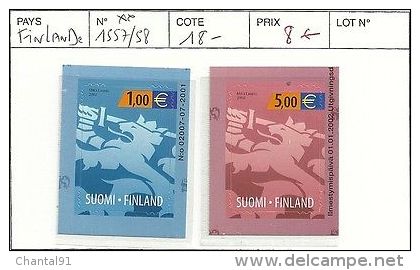 FINLANDE N° 1557/58 ** - Neufs